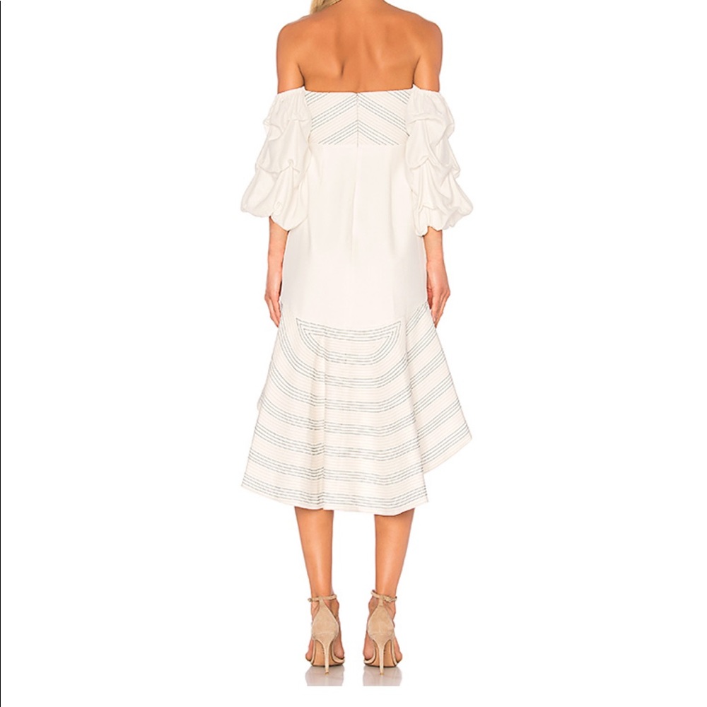 SALE ‼️ NEW✨$800 Alexis Ruffles Silk Zuki Dress - Picture 5 of 8
